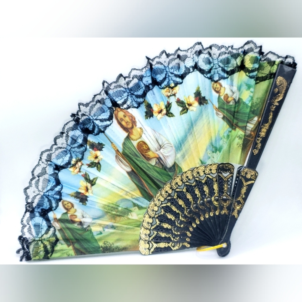 New St. Jude fan, religious decoration, gift